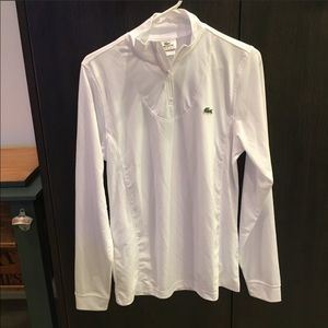 Lacosse white longsleeve shirt